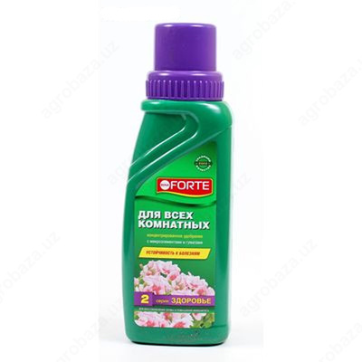 Комплексное удобрение жидкое «Для всех комнатных» (серия ЗДОРОВЬЕ) Forte