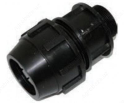 Siqish moslamali va tashqi rezbali mufta