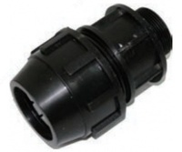 Муфта с обжимным фитингом и наруж. резьбой