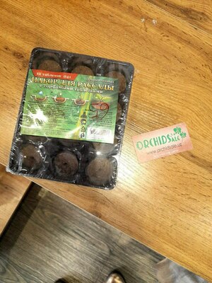 Набор для рассады с торфяными таблетками 12 штук