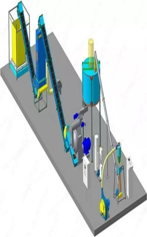 Hayvonlar uchun ozuqa ishlab chiqarish uchun granulator uskunalari