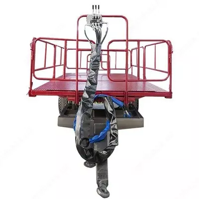 Площадка для сбора плодов между садами