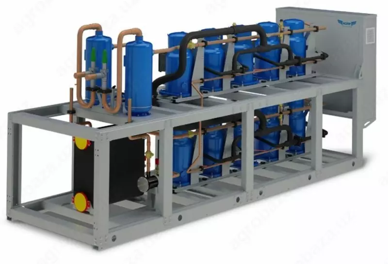 Suv bilan sovutiladigan kondensatorli chiller-sovutgichlar 064-072