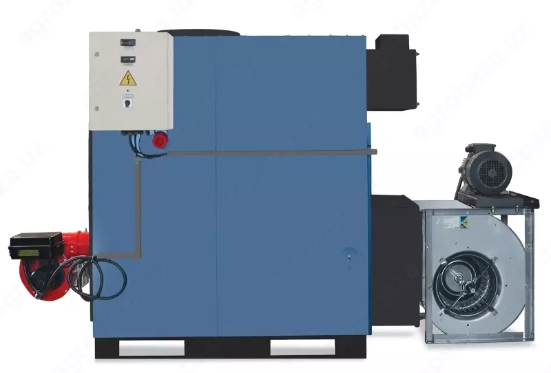 Аппарат горячего воздуха на природном газе и жидком топливе