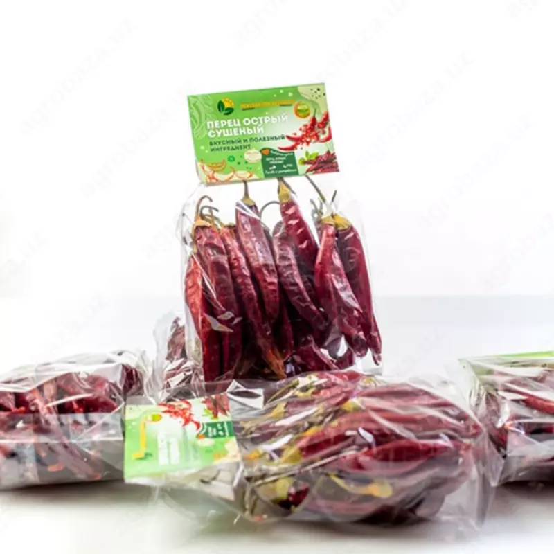 Quritilgan qizil qalampir (achchiq)