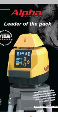 Лазерный уровень Alpha Pro Shot XD