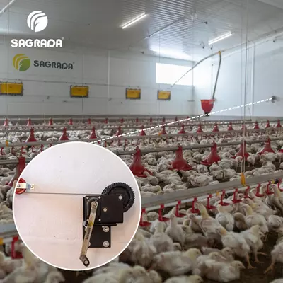 Parrandachilik uchun 1133 kg devorga o'rnatiladigan vinç