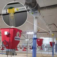 ТРОЙНИК FA90 для ссыпания корма в линию кормления