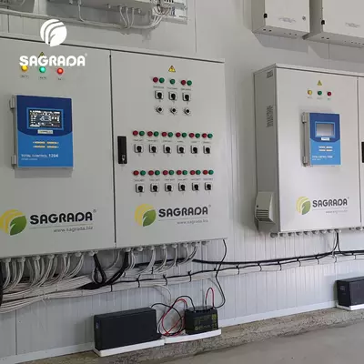 Tuxum qo'yadigan tovuqlar uchun masofadan boshqariladigan shamollatish uskunalari