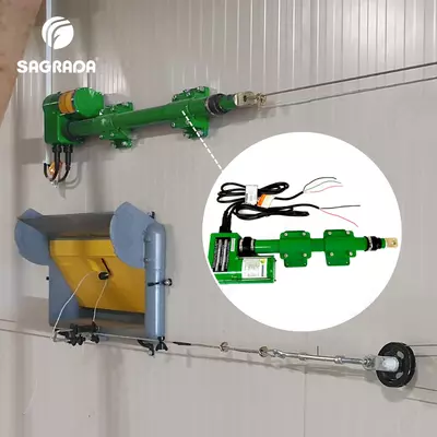 Линейный сервопривод (актуатор) для птицефабрик