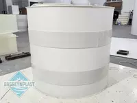 Suv uchun 1m3, tonna plastik eko-yomkost (sig'im), bak, rezervuar
