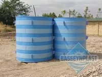 Suv uchun 5m3, tonna plastik eko-yomkost (sig'im)