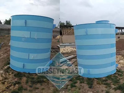 Suv uchun 5m3, tonna plastik eko-yomkost (sig'im)