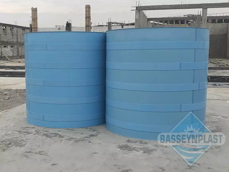 Suv uchun 7m3, tonna plastik eko-yomkost, sig'im, 7000 litr
