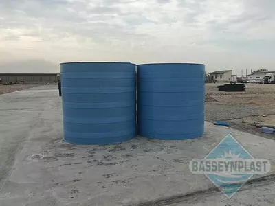 Suv uchun 7m3, tonna plastik eko-yomkost, sig'im, 7000 litr