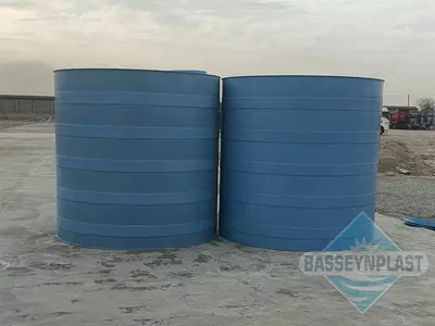 Suv uchun 7m3, tonna plastik eko-yomkost, sig'im, 7000 litr