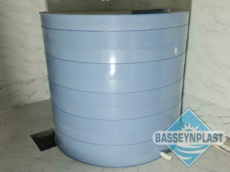 Suv uchun 8m3, tonna polipropilen eko-yomkost, sig'im, bak, rezervuar