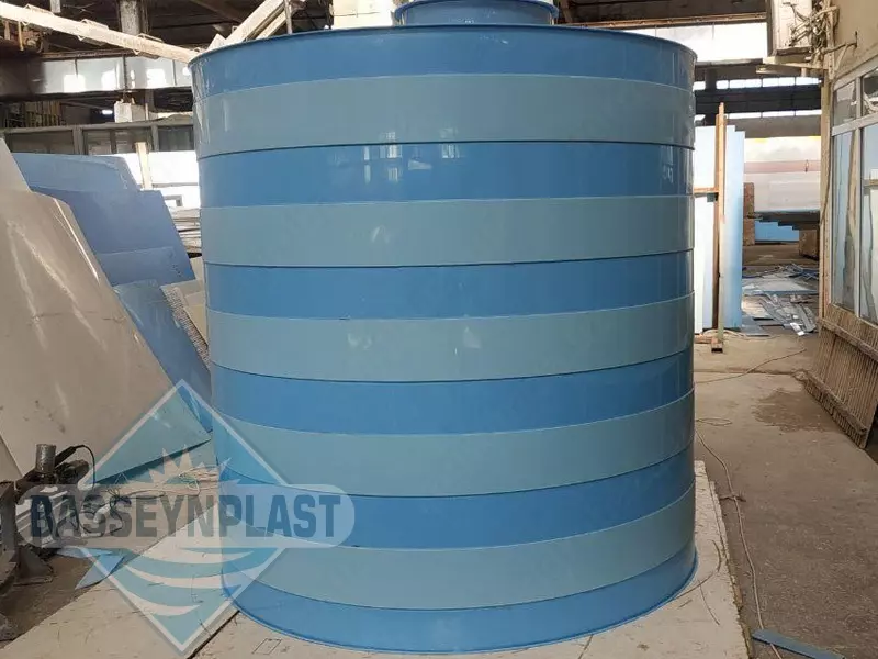 Suv uchun 6m3, tonna polipropilen eko-sig'im, idish, 6000 litr