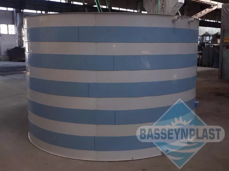 15m3, tonna plastik polipropilen eko-yomkost, sig'im, bak, rezervuar