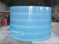 15m3, tonna plastik polipropilen eko-yomkost, sig'im, bak, rezervuar