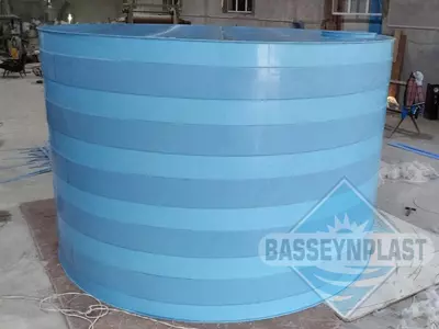 15m3, tonna plastik polipropilen eko-yomkost, sig'im, bak, rezervuar