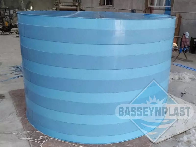15m3, tonna plastik polipropilen eko-yomkost, sig'im, bak, rezervuar