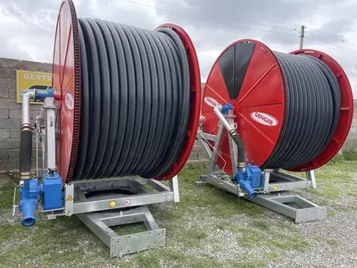 Baraban shaklidagi Yomg’irlatib sug’orish mashinasi