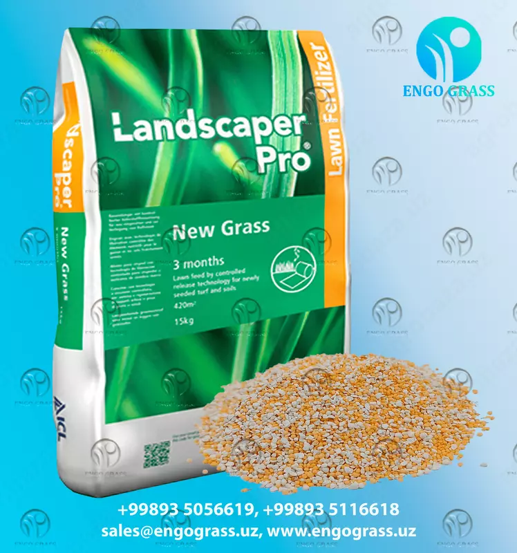 Landscaper Pro NEW GRASS 20-20-08 ME mineral o'g'itlari