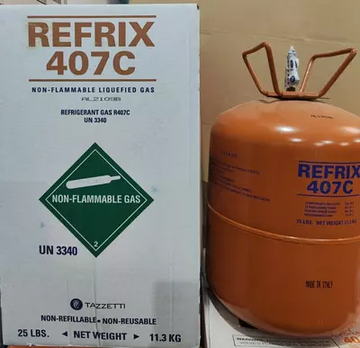 Фреон R-407C Tazzetti Refrix® Италия, баллон 10,9 кг очень высокого качества.