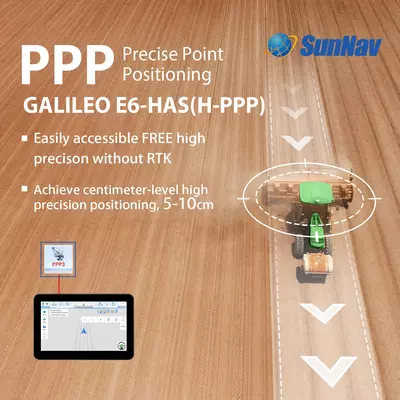 SUNNAV AG500 GNSS Avtopilot – Rasmiy Diler 1 yil kafolat 2.5sm aniqlik