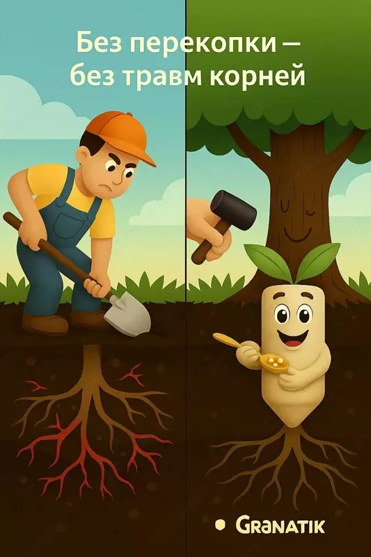 GRANAT-STV — комплексное NPK-удобрение в виде плотного колышка