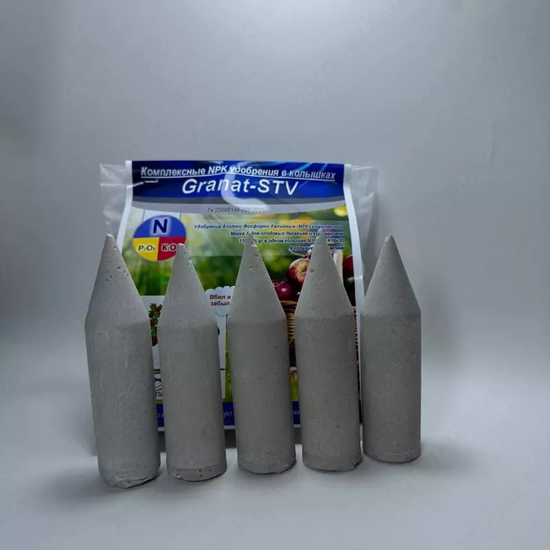 GRANAT-STV — комплексное NPK-удобрение в виде плотного колышка